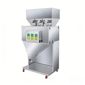 Máquina de envasado y sellado de bolsas de especias y alimentos en polvo con cabezales múltiples, llenado cuantitativo, operada por pedal, multifunción - Product Image 2