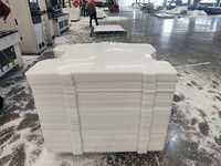 Panneau de séparation rigide en plastique PP blanc, panneau imperméable, modèle de panneau PP 24-12-24, fabrication sur mesure disponible