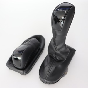 Mercedes-Benz W211 Gear <b>Shift</b> <b>Knob</b> Cover Leather Ergonomic Fitment DZ05 Q6 K6 - Product Image 3