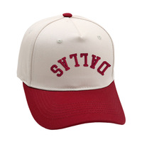 Gorra de Béisbol Deportiva de Algodón con Estructura de Logotipo Bordado en 3D Personalizado, Gorra de 5 Paneles para Hombre