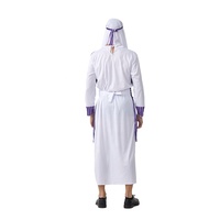 Costume de Cosplay pour Homme, Tenue de Chevalier Arabe, Robe et Ensemble de Costume de Berger Arabe du Moyen-Orient, pour Fête d'Halloween, Cadeau