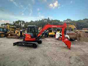 รถขุดตีนตะขาบ Kubota U55 มีสินค้าในสต็อก ราคาถูก คุณภาพสูง ทนทาน ขนาด 5 ตัน 6 ตัน 8 ตัน รถขุดมือสองขนาดเล็กยี่ห้อ Kubota สำหรับขาย - Product Image 4