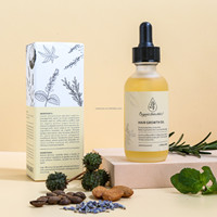 Sérum Huile d'Argan et Romarin Bio Végétalien Marque Privée, Aliment Capillaire pour Tresses, Huile de Croissance Soin Cheveux pour Femmes Noires et Hommes