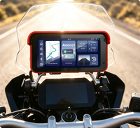 Aoocci C6 Pro 6.25" Moto CarPlay avec GPS Antivol, Enregistrement Double Caméra Sans Fil pour Motard Aventure