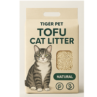 Litière pour chat en tofu biodégradable Eco Safe, 100% végétale, jetable aux toilettes, agglomération instantanée, 99% sans poussière, ingrédients naturels