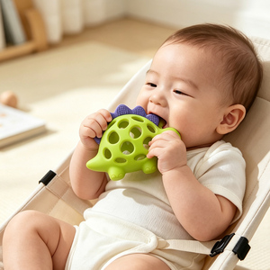 Manufacturer Food Grade Baby Teether <b>Toy</b> Animal Dinosaur Silicone Sensory Chew Infant <b>Teething</b> <b>Toys</b> for Babies - Product Image 2