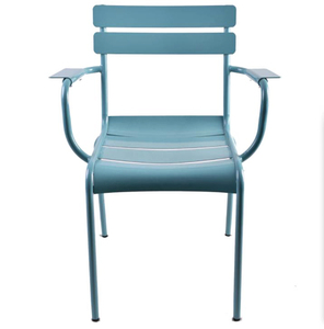 Chaise en <span class=keywords><strong>aluminium</strong></span> colorée extérieure Offre Spéciale meubles de jardin dinant la chaise en métal - Product Image 6
