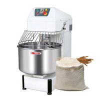 Machine à pétrir le pain industriel, 130 litres, mélangeur de pâte Commercial, 50KG, mélangeur de farine, Pizza, Spar, mélangeur de pâte
