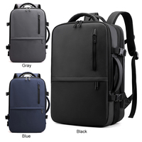 Sac à dos pour ordinateur portable imperméable antivol pour le travail au bureau, grande capacité, vente en gros, grand sac à dos pour ordinateur portable à emporter en avion