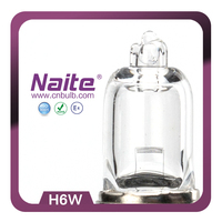 Ampoule halogène personnalisée NAITE en gros H6W 12V 6W BAX9s pour autres accessoires d'éclairage automobile