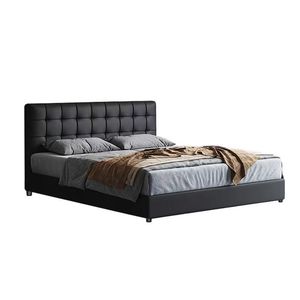 <span class=keywords><strong>Lit</strong></span> double moderne de luxe avec cadre en bois <span class=keywords><strong>lit</strong></span> mural en tissu <span class=keywords><strong>rouge</strong></span> <span class=keywords><strong>et</strong></span> à mailles noires <span class=keywords><strong>lit</strong></span> rembourré confortable de style minimaliste <span class=keywords><strong>et</strong></span> simple pour mariage - Product Image 1