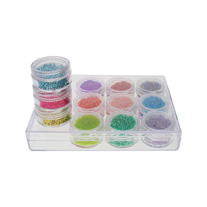 21817 Clear Plastic <strong>Storage</strong> <strong>Boxes</strong> <strong>with</strong> Rounded Screw <strong>Lids</strong> for Beads, <strong>Small</strong> Parts Jewelry Organizer - Product Image 6