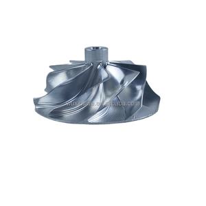 G25-550 48/60mm 9 + 0 lames point fraisage Turbine aluminium 2618/fraisage/roue de compresseur de billette - Product Image 2