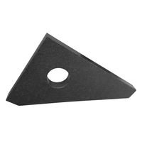 Règle d'angle verticale de haute précision pour marbre et granit, règle triangulaire, règle de détection de verticalité