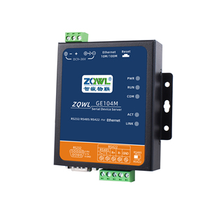 Convertidor de serie a <span class=keywords><strong>Ethernet</strong></span> industrial, 1 puerto, RS485, RS232, RS422, con terminal de tornillo con Modbus TCP - Product Image 2