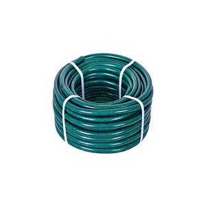 Tuyau d'arrosage 50 mètres 1 pouce en caoutchouc flexible robuste extérieur 2 mm d'épaisseur vert anti-moisson haute pression enroulable agricole - Product Image 1