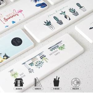 Alfombrilla de jabón impresa con diseño de tierra diatomeas, rectangular, absorbente, antideslizante, para uso doméstico, número de pieza B002 - Product Image 3