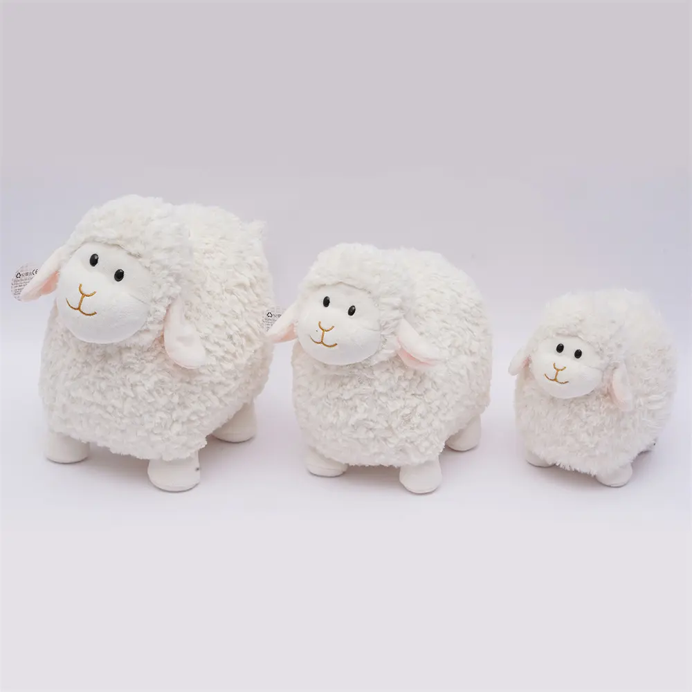 Dễ thương sáng tạo đồ chơi cừu trẻ em búp bê dễ thương cừu Đồ chơi sang trọng Thú nhồi bông đồ chơi sang trọng trang trí nhà