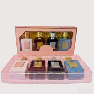 Coffret cadeau de parfum floral arabe, 4 styles de parfums orientaux longue durée - Product Image 4