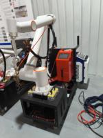 Solution de soudage laser avec robot collaboratif FR5, bras de cobot 6 axes, moteur PLC, roulement 1kW 220V
