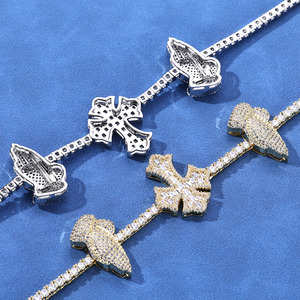 Popular Heavy <b>Chunky</b> Iced Out Moissanite Cuban Link Chain 925 <b>Silver</b> Hip Hop Custom Miami <b>Necklace</b> VVS1 GRA Tester Pass - Product Image 5