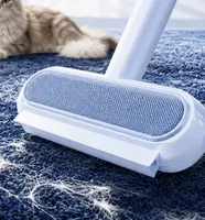 Brosse anti-poils pour animaux, grattoir à poils de chat, nettoyeur efficace de tapis et literie, outil réutilisable pour l'élimination des poils de chat et de chien pour la maison