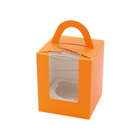 Boîtes à gâteaux transparentes personnalisées de qualité alimentaire pour donuts, boîtes à gâteaux en papier de 12 pouces, emballage en papier pour pâtisserie, biscuits, macarons