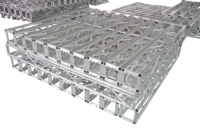 Sistema de Truss de Aluminio Soldado con Pernos, Exhibidores de Escalera Plateados Modulares para Escenario/Concierto/Iluminación/Stand de DJ