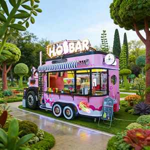 Elektrikli Dört Tekerlekli Yiyecek Arabası/Mobil Yiyecek Kamyonu, Parklar, Kafeler ve Yiyecek Tezgahları Gibi Yerler İçin Uygundur. - Product Image 1