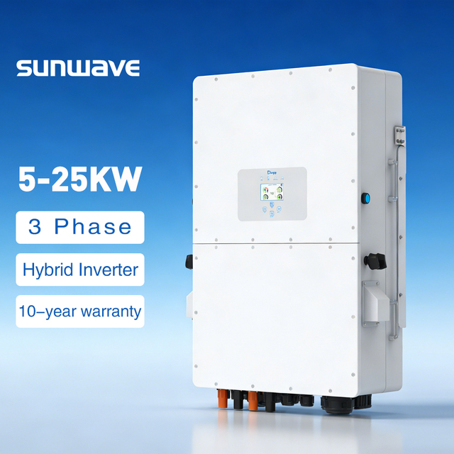 Deye 5000W 600W Micro Inverter Deye 10kW 12kW Three Phase Hybrid Inverter Low Voltage Solar Inverter