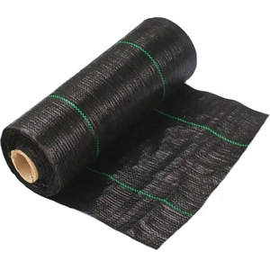 Membrane de contrôle des mauvaises herbes Film chaud Tapis de mauvaises herbes noir Pépinière <span class=keywords><strong>Anti</strong></span>-<span class=keywords><strong>herbe</strong></span> Tissu avec <span class=keywords><strong>traitement</strong></span> UV - Product Image 1