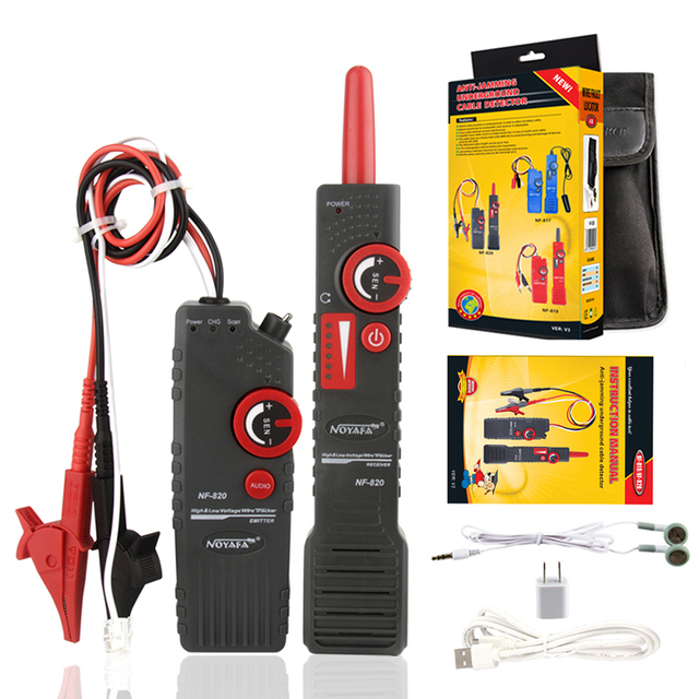 Noyafa Hot Sale Underground Cable Fault Pinpoint Locator High Low Voltage Electric Wire tracker Cable Tester