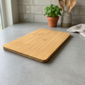 Tabla de Cortar Cuadrada Grande y Gruesa de Bambú AWE, Ligera, Premium, Duradera, Apta para Lavavajillas - Product Image 3