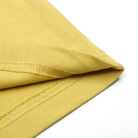 Conception personnalisée poids élevé 210 grammes T-shirt en jersey de coton manches courtes T-shirt d'été en tricot décontracté pour hommes