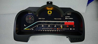 HXHY Instrumen Cluster Digital LINUX Original Terbaru untuk Mobil, LCD Speedometer, Dashboard Player untuk Toyota Hilux/Fortuner 2005-2024