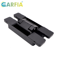 Charnière de porte dissimulée de porte en bois réglable en trois dimensions charnières croisées de porte pliante