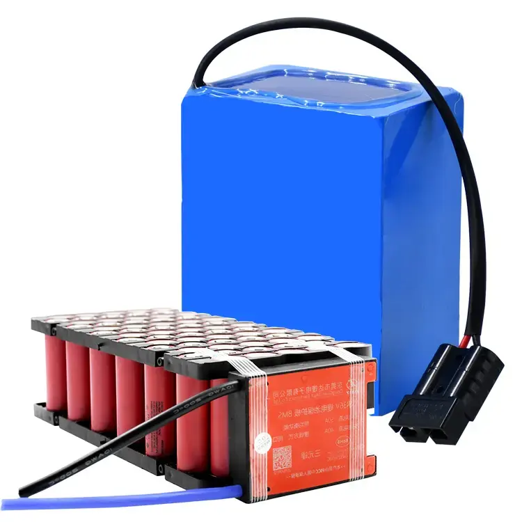 Bateria de lítio recarregável personalizada para motocicletas e bicicletas, 24V, 36V, 48V, 18650 células de lítio, 10Ah, 15Ah, 20A