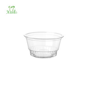 <span class=keywords><strong>Verre</strong></span> PET biodégradable de 8oz avec couvercle imprimé de logo personnalisé pour les fêtes de mariage pour Frappes Sodas Smoothies Take-Away Shots - Product Image 2