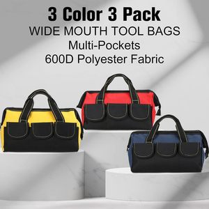 Free Sample Duty Electrical Electricians Waterproof Canvas Fabric Carpenters Plumbers Multisize Garden Heavy <b>Tool</b> Bag - Product Image 4