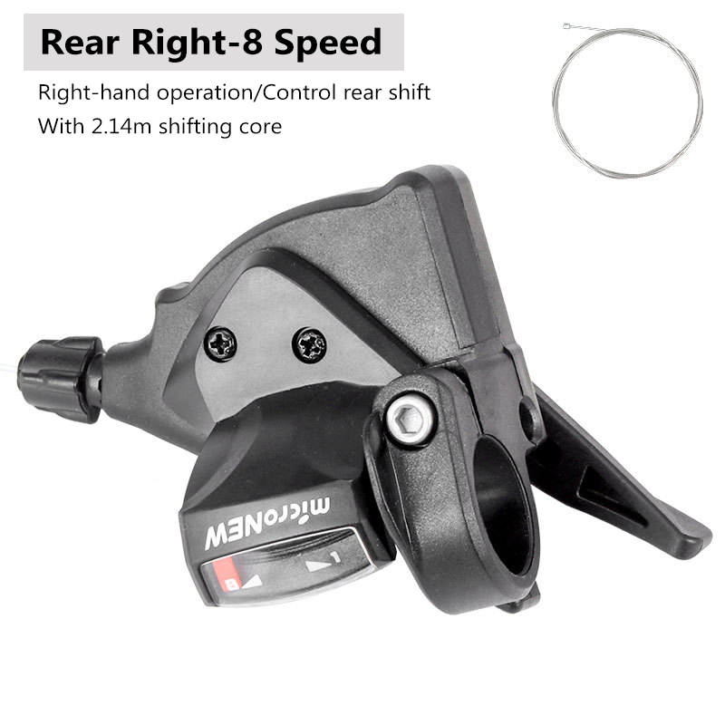 Trasero Derecho 8 Velocidades - Negro