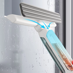 2025 NIEUW Lange Steel Dubbel Gebruik Spuitfles Ruitenreiniger Microvezel Rubber Glas Spuitwisser Ruitenwisser Ruitenreiniger - Product Image 4