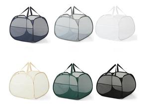 Cesto de lavandería de malla de apertura innovador Tamaño grande 90L con bolsillo lateral - Product Image 5