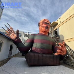 Nouveauté : Personnage d'horreur Krueger gonflable géant, démon tueur gonflable pour Halloween, décorations de jardin extérieur - Product Image 3