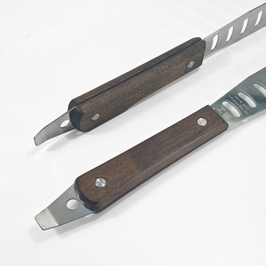 Stainless Steel Paint Scraper Curved Blade With Holes For Ink Paint Mixing Knife - Product Image 2