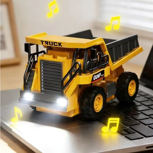 Telecomando per Carrello Elevatore in Scala 1:64, Camion Ribaltabile a Proporzioni Reali, Mini Escavatore in Lega a <span class=keywords><strong>Velocità</strong></span> Variabile - Product Image 4
