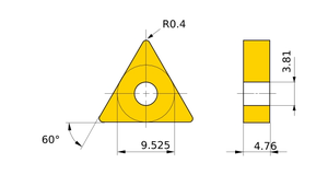 TNMG160404-MA ha525 nhanh chóng vận chuyển cacbua hợp kim Vật liệu thép biến chèn tnmg công cụ chuyển bên ngoài cho SS - Product Image 6
