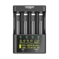 LiitoKala pengisi daya baterai Lii-600 AC DC LED Lii 600 untuk 18650 21700 26650 Li-ion 3.7v ni-mh AA 1.2v LiFePO4 baterai