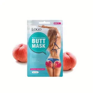 Máscara de glúteos personalizada de etiqueta privada Hialuronato de sodio de melocotón Hidratante Reafirmante de la piel de glúteos OEM ODM