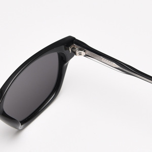 Gafas de Sol Retro con Marco Ovalado para Hombre, Tr90 2026, Gafas de Sol Personalizadas de Diseñador, Gafas de Sol Estilo Ojo de Gato Negras - Product Image 4