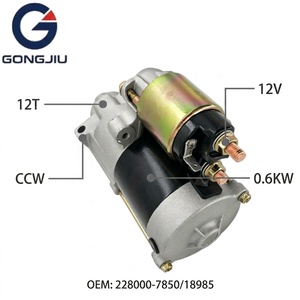 Moteur de démarrage 12V Premium 12 dents pour moteur <span class=keywords><strong>Honda</strong></span> GX610 GX620 GX670, remplacement d'équipement Cub Cadet 228000-7850 18985 - Product Image 2